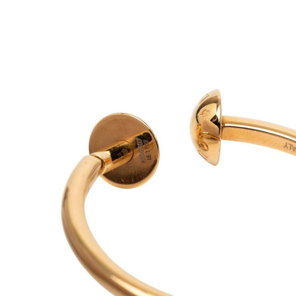LOUIS VUITTON Gold Monogram Earrings - Picture 3 of 12